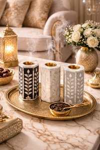 Brûleur d'encens arabe de luxe en nacre, fait main, Bakhoor Mubkhar, support de parfum d'intérieur écologique personnalisé, Ramadan et cadeau - Product Image 3