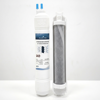 Filtro de Agua de Carbón Activado OYSTER PFAS6 de 11 Pulgadas BL-F-P6-11, Material Biológico Premium para Eliminación de Metales Pesados, Capacidad de 6000 L, Flujo de 1800 GPD