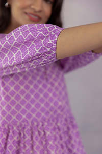 LILAC COTTON <b>TOP</b> WOMEN - Product Image 5