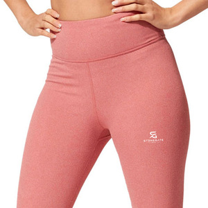 Leggings de Yoga Sólidos para Mujer, Transpirables, Elásticos, de Cintura Alta, para Fitness, Gimnasio, Sin Costuras, Spandex/Poliéster 2026 - Product Image 2