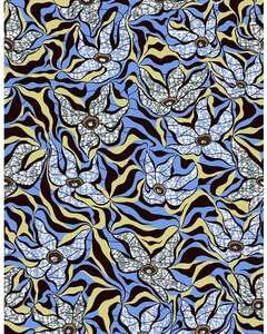 Tissu en coton imprimé africain de haute qualité, textile Ankara, tissu imprimé batik pour robes et vêtements de mode pour femmes et hommes - Product Image 1