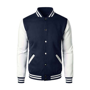 Wholesale Men's 100% Cotton Varsity Jacket Custom Baseball Letterman College Bomber Jacket Oem Bulk Manufacturer Winter <b>Coats</b> - Product Image 3