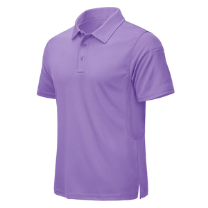 Camiseta Polo de Manga Corta para Hombre, Color Marrón Sólido, Tejido Suave y Transpirable, Estilo Casual Elegante, Prenda Esencial de Moda para Negocios, Venta al Por Mayor - Product Image 6