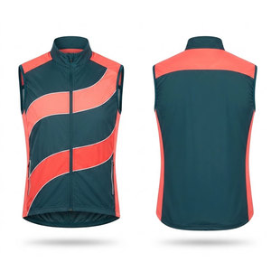 Gilet de cyclisme léger coupe-vent personnalisé, respirant, haute performance, vêtement de sport résistant au vent pour événements de course en plein air - Product Image 1