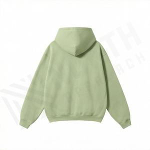 Sweat-shirts à capuche oversize en crochet pour hommes, collection automne 2025, personnalisables, respirants, 100 % polaire, avec impression de votre logo, pour l'hiver - Product Image 2