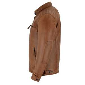 <b>Long</b> Zipper <b>Men</b> Casual Leather <b>Men</b> <b>Jacket</b> Wholesale Price Leather <b>Jackets</b> Hot Selling Leather <b>Jackets</b> Winter 2026 - Product Image 3