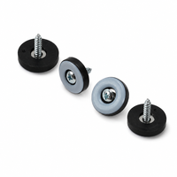 Glissière de pied de table fixe en PTFE de 30 mm pour un déplacement fluide des meubles