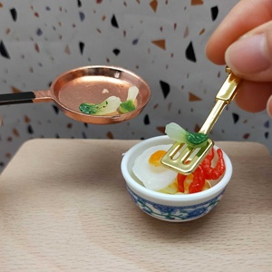 1:12 <b>Miniature</b> Plastic Spoon Cabbage for Dollhouse Furniture Toys Set & Decoration - Product Image 3