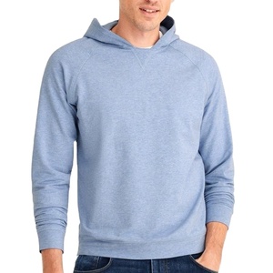 Sweat à capuche pour homme en molleton 100% coton, col rond, hiver, couleur unie, effet délavé, avec demi-fermeture éclair, design color block, coupe oversize, séchage rapide - Product Image 4