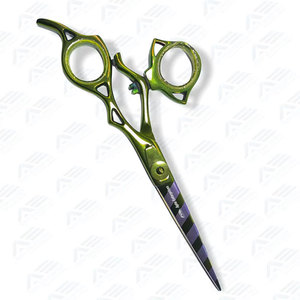 Ciseaux de coiffure professionnels pour salon et barbier, instruments de beauté haut de gamme, ciseaux de barbier élégants en acier inoxydable - Product Image 6