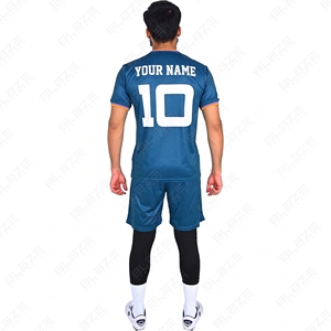 ชุดเสื้อเจอร์ซีย์ฟุตบอลสำหรับเด็กผู้ใหญ่เด็กผู้ชายเด็กผู้หญิงชุดเล่นฟุตบอลชุดวอร์มเสื้อฟุตบอลแขนสั้น - Product Image 2