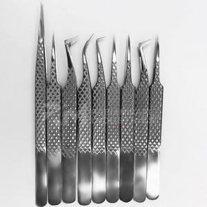 Pinzas para Extensión de Pestañas RMI Shin Black Plasma, Agarre de Diamante, Acero Inoxidable, 10 mm, Antiestáticas, Juego de 9 Puntas Diferentes - Product Image 4