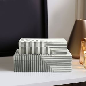 Wholesale Handmade Bone Inlay Jewellery <b>Box</b> with Geometric Pattern, Luxury Storage Organizer for Rings, <b>Earrings</b>, Necklaces <b>Box</b> - Product Image 4