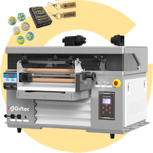 Giftec UV dtf máy in với chức năng máy ảnh 4060 máy in nhãn kỹ thuật số CuộN để cuộn máy in nhãn dán cho chai nước hoa - Product Image 1