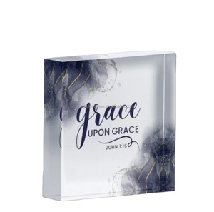 Bloque de exhibición de acrílico personalizado para colección de firmas |   Exhibidor de Logotipos Transparente para Regalos Premium y Escaparates de Venta al por Menor - Product Image 1