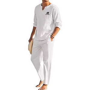 Conjunto Deportivo Casual Estampado de Moda para Hombre, Corte Regular, Transpirable, de Secado Rápido y Ecológico para un Estilo de Vida Urbano - Product Image 1