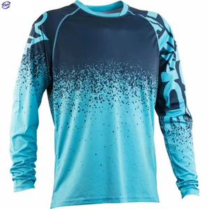 Jersey de Ciclismo de Montaña MTB DH BMX MX de Alta Calidad Personalizable, Transpirable, Impermeable, de Manga Larga, con Estampado por Sublimación, para Descenso y Motocross - Product Image 3