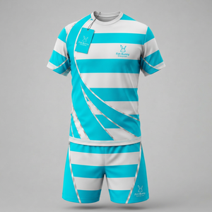 Uniforme de rugby profesional diseñado para brindar comodidad, resistencia y movilidad con materiales de primera calidad e impresión personalizada. - Product Image 5