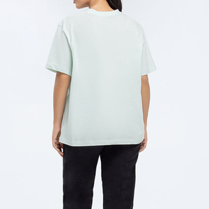 T-shirt imprimé pour femme, motif DTF, col rond, coupe classique, 100 % coton, été, manches courtes, coupe ample et confortable - Product Image 4