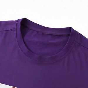 Camisetas de cuello redondo para hombre, 100% algodón microfibra, cómodas, de manga corta, colores lisos, personalizables con impresión digital. - Product Image 3