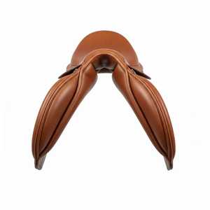Silla de montar de cuero premium, cómoda para saltar, equipo de equitación duradero, diseño multiusos. - Product Image 3