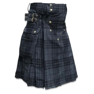Kilt Escocés a Cuadros con Contraste de Color, Tartán Tradicional de Alta Calidad, Kilt de las Tierras Altas y Escocés para Hombres y Mujeres, Venta al Por Mayor - Product Image 3