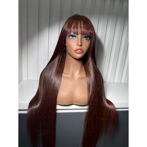 Perruque Lace Front Lisse Brillante Cheveux Vietnamiens Vierges Ombré Noir Racine Blond Doré Pré-colorée Vente en Gros - Product Image 6