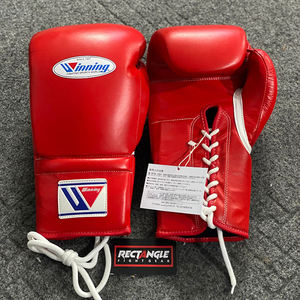 Gants de boxe personnalisés Winning, sur mesure, à lacets, pour l'entraînement, qualité supérieure. - Product Image 4