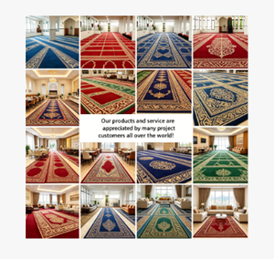 Nuovo design per moschee: Tappeti da preghiera su misura per <span class=keywords><strong>la</strong></span> moschea e tappeti in peluche per il soggiorno, tappeti per moschee. - Product Image 5