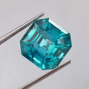 Saphir naturel brut taille Asscher, pierre précieuse de qualité supérieure, saphir bleu pour la fabrication de bagues et de bijoux - Product Image 2