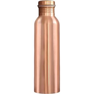 Certified Plain Copper <b>Water</b> <b>Bottle</b> Dishwasher Safe Leakproof <b>BPA</b> <b>Free</b> Health Hygiene Premium <b>Water</b> <b>Bottle</b> Made In India - Product Image 5
