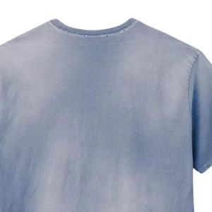 T-shirt Oversize Délavé à l'Acide 100% Coton Vintage, Col Rond, Manches Courtes, Streetwear Uni pour Homme - Product Image 6