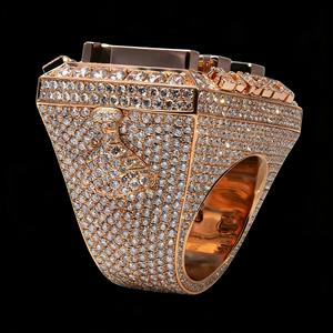 Anillo de Compromiso de Oro Sólido de 18K con Perla de Agua Dulce y Piedras Naturales, Diseño Animal, Chapado en Rodio de Lujo, AMBER JEWELS - Product Image 3