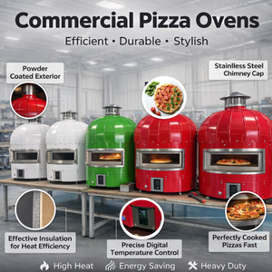 Horno Eléctrico Comercial de Mesa para <span class=keywords><strong>Pizza</strong></span> Napolitana Italiana de 500 Grados para Uso en Restaurantes y Panaderías - Product Image 6