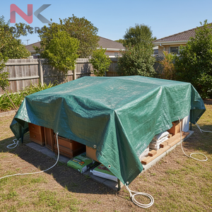 Bâche en polyéthylène anti-déchirure à usage général, durable, résistante aux intempéries, pour usage industriel - Product Image 6