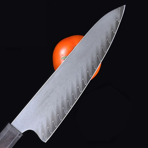 Couteau de chef Kiritsuke LEGACY BLADES en acier Damas fait main, manche octogonal en bois, ambidextre, moderne, compatible lave-vaisselle - Product Image 4