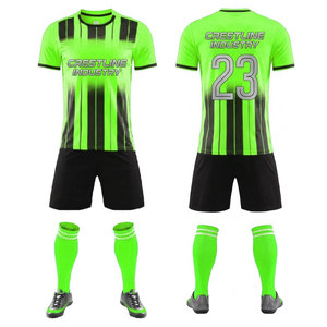 Professional Football Uniform Custom Soccer Training Kit Breathable Jersey Set Football Jersey Shorts Set Athletic Sportswear - Product Image 1