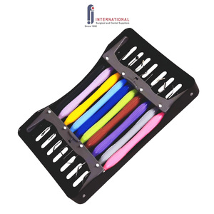 F.J. INTERNATIONAL – Kit d'instruments dentaires en silicone composite de qualité allemande, 10 pièces, pour remplissage de résine LM Artee, en cassette - Product Image 1