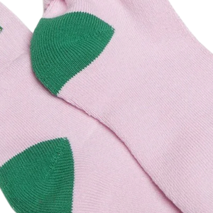 AKA Foldable <b>Socks</b> Pink Green White Cotton Blend Low Cut Soft Breathable Stretch Comfortable Casual Everyday Wear - Product Image 6