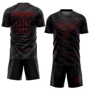 เสื้อฟุตบอลหลากสี ชุดฟุตบอลแบบเรียบง่าย ขายส่ง ดีไซน์เรียบง่าย บริการ OEM ชุดฟุตบอลที่ดีที่สุด - Product Image 3