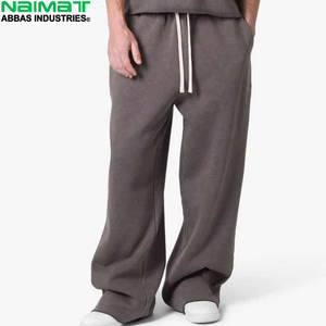 Flexible Stretch Blend Gym Workout Flare <b>Pant</b> Men Bodybuilding Training Breathable Functional Attire <b>Pants</b> - Product Image 1