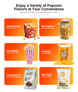 Rạp chiếu phim phong cách bỏng ngô Popper máy hoàn toàn tự động thương mại Caramel bỏng ngô làm thiết bị công nghiệp sử dụng - Product Image 6