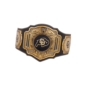 เข็มขัดแชมป์ CU Boulder Go Buffs แบบปรับแต่งได้ เข็มขัดกีฬาระดับพรีเมียม รางวัลคุณภาพสูงสำหรับแฟนๆ และนักสะสม CU - Product Image 6