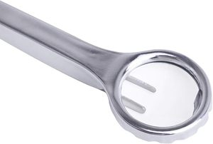 Professional Eyebrow Tweezers Magnifying Glass Slant Tip High Carbon Steel Ingrown Hair Splinter <b>Remover</b> <b>Tool</b> - Product Image 5