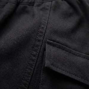 Women's High Waist Cargo Pants Loose Fit Full Length Solid Color With Pockets <b>Drawstring</b> Closure Streetwear Autumn Wear - Product Image 4