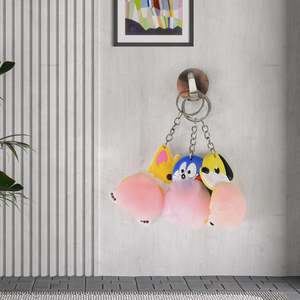 Porte-clés en peluche JourneyMate Cartoon Animal 60g Mix Design 1 Pc - Product Image 5