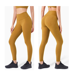 Leggings de Yoga con Efecto Levanta Glúteos para Mujer, de Secado Rápido, Cintura Elástica de Alta Calidad, Transpirables, Moldeadores, con Logotipo Personalizado - Product Image 5