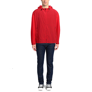 Veste coupe-vent d'hiver décontractée grande taille en toile de polyester légère, respirante et coupe-vent, pour sports de plein air - Product Image 2