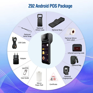 Z92 2+16G Wifi 4G Gps Blue Tooth Android Airtime Pos Machine With <b>Receipt</b> <b>Printer</b> - Product Image 5