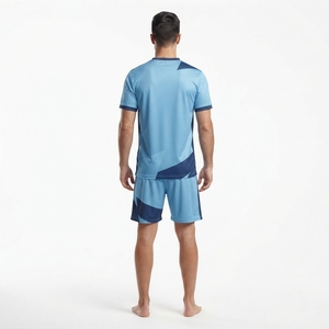 Maillot de football personnalisé pour jeunes, ensemble de tenue d'équipe de football avec logo personnalisé, vêtements de sport extensibles - Product Image 3